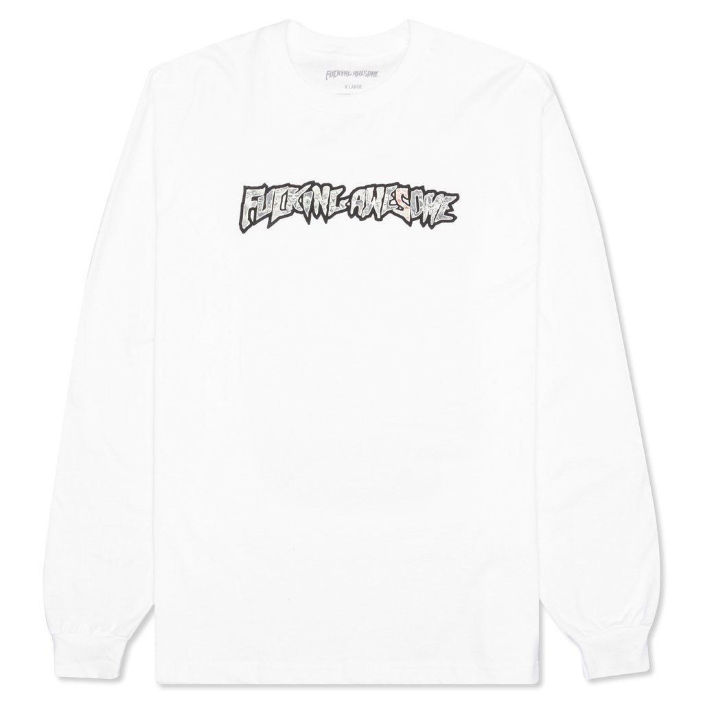Actual Visual Guidance L/S Tee - White