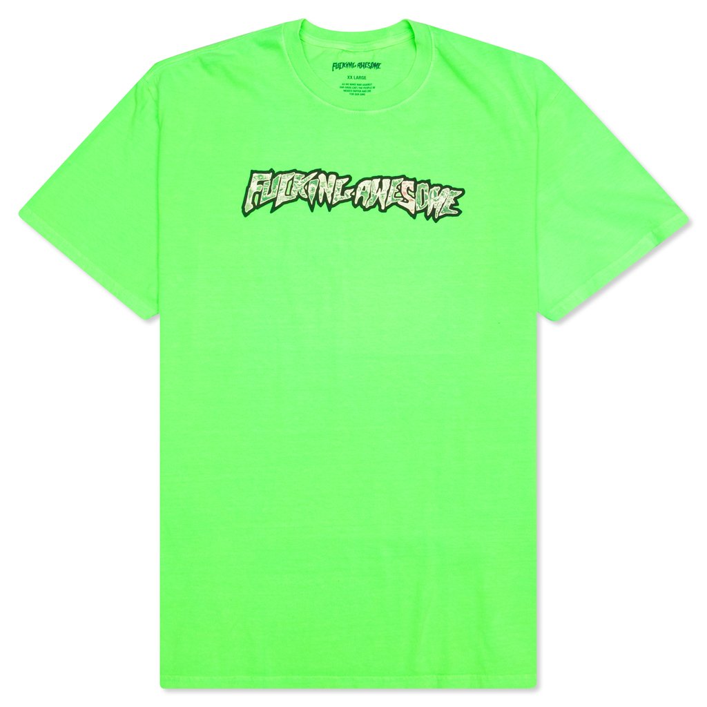 Actual Visual Guidance Tee - Pigment Dyed Neon Green