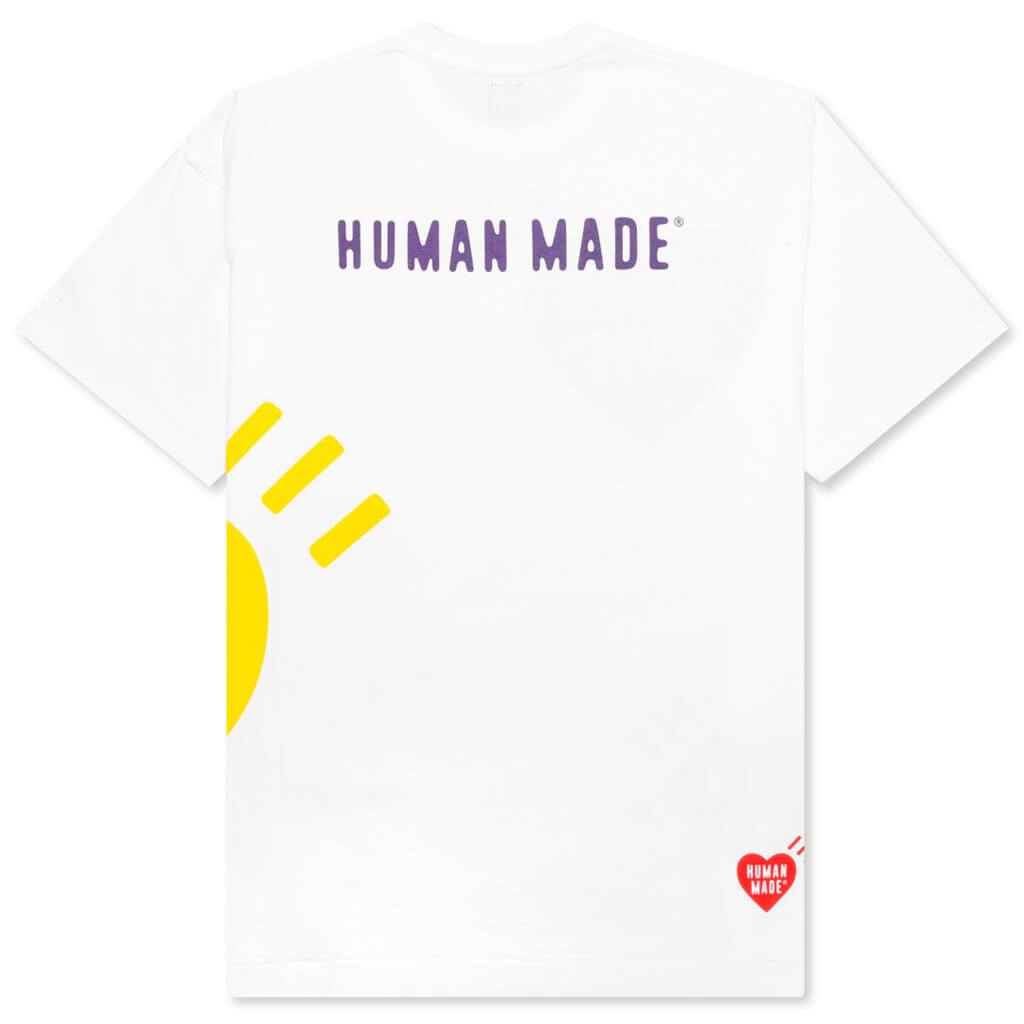Big Multi Heart Print T-Shirt - White