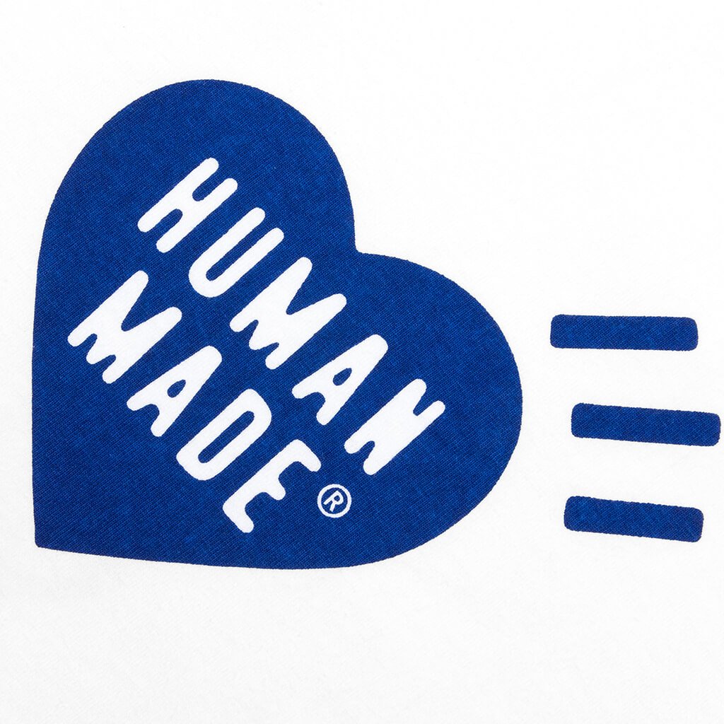 Big Multi Heart Print T-Shirt - White