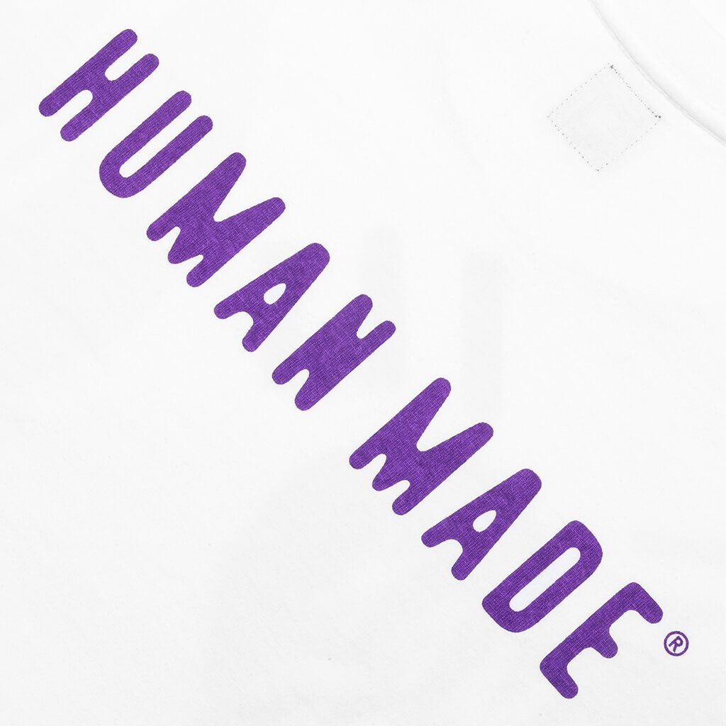 Big Multi Heart Print T-Shirt - White