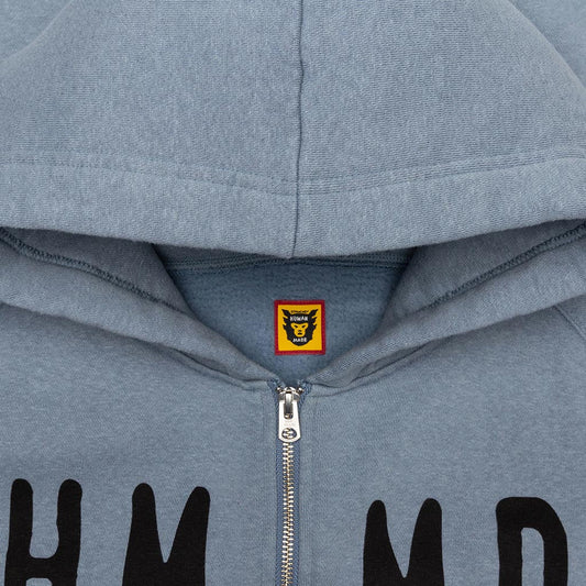 C/W Zip Hoodie - Blue