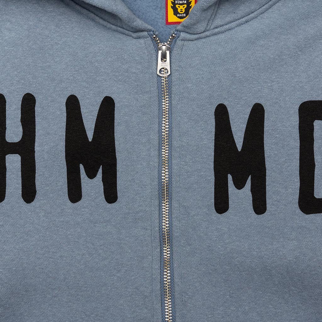 C/W Zip Hoodie - Blue