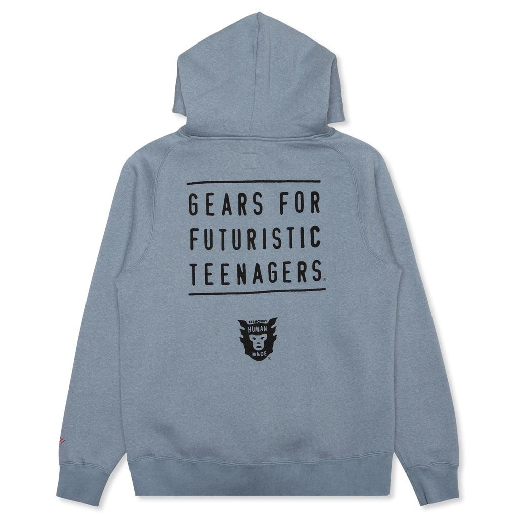 C/W Zip Hoodie - Blue