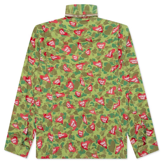 Heart Camo Field Jacket - Olive Drab