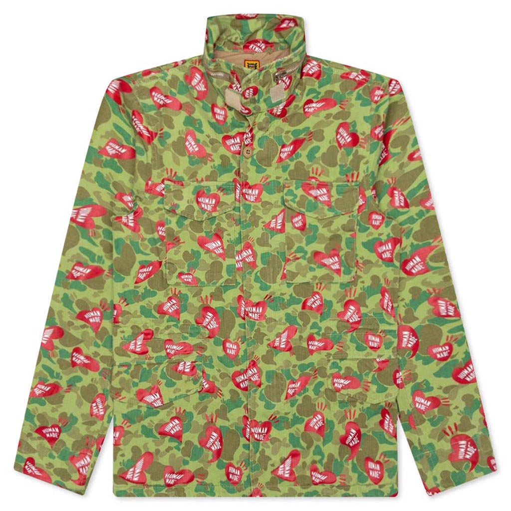 Heart Camo Field Jacket - Olive Drab