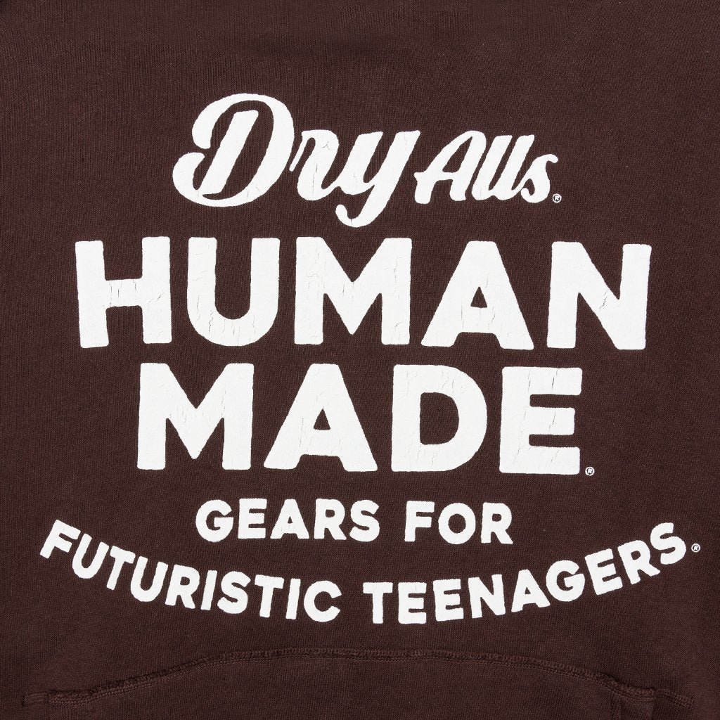 Hooded Sweatshirt - Brown