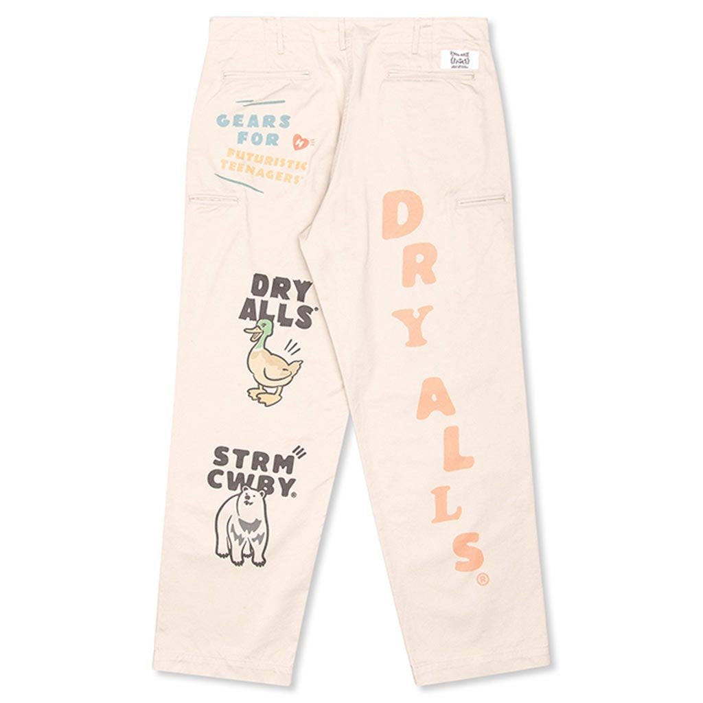 Military Print Chino - Beige