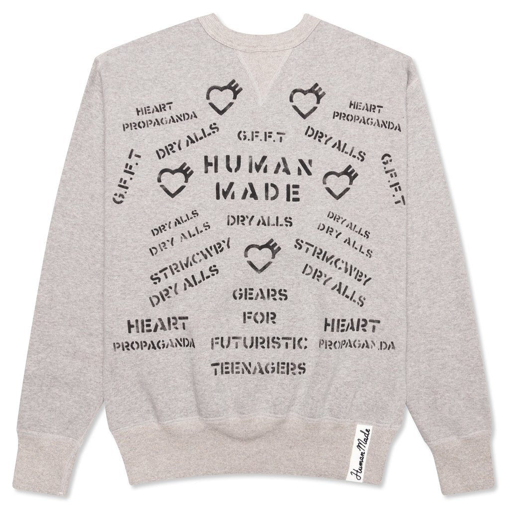 Military Sweatshirt - Grey