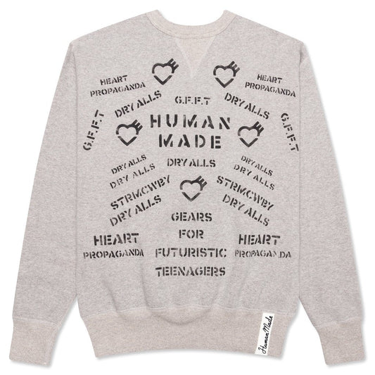 Military Sweatshirt - Grey