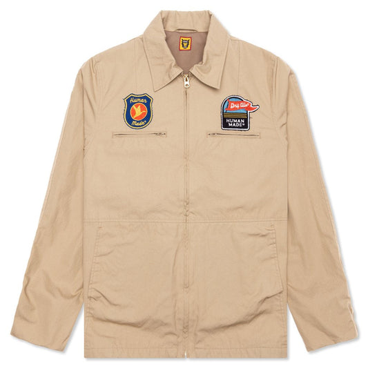 Patch Jacket - Beige