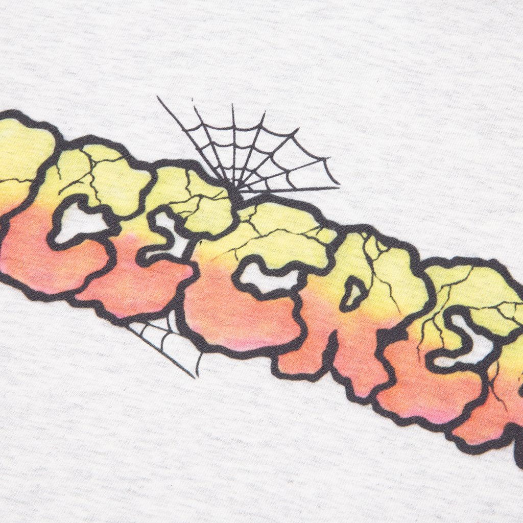 Airbrush S/S Tee - Light Heather Grey