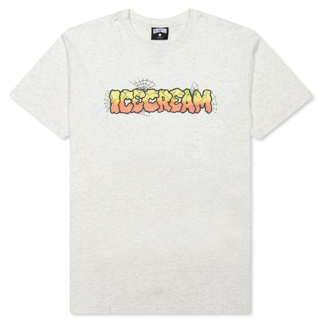 Airbrush S/S Tee - Light Heather Grey