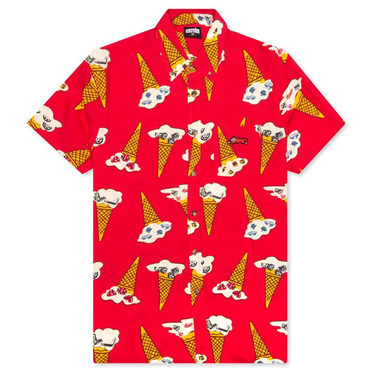 Carroll S/S Woven - Tomato
