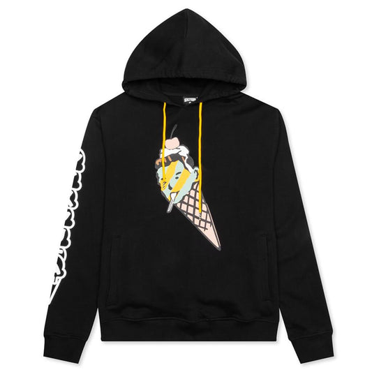 Cherry Top Hoodie - Black