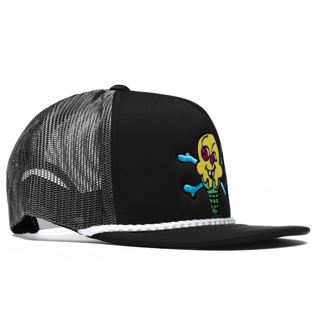 Cross Cones Trucker Hat - Black