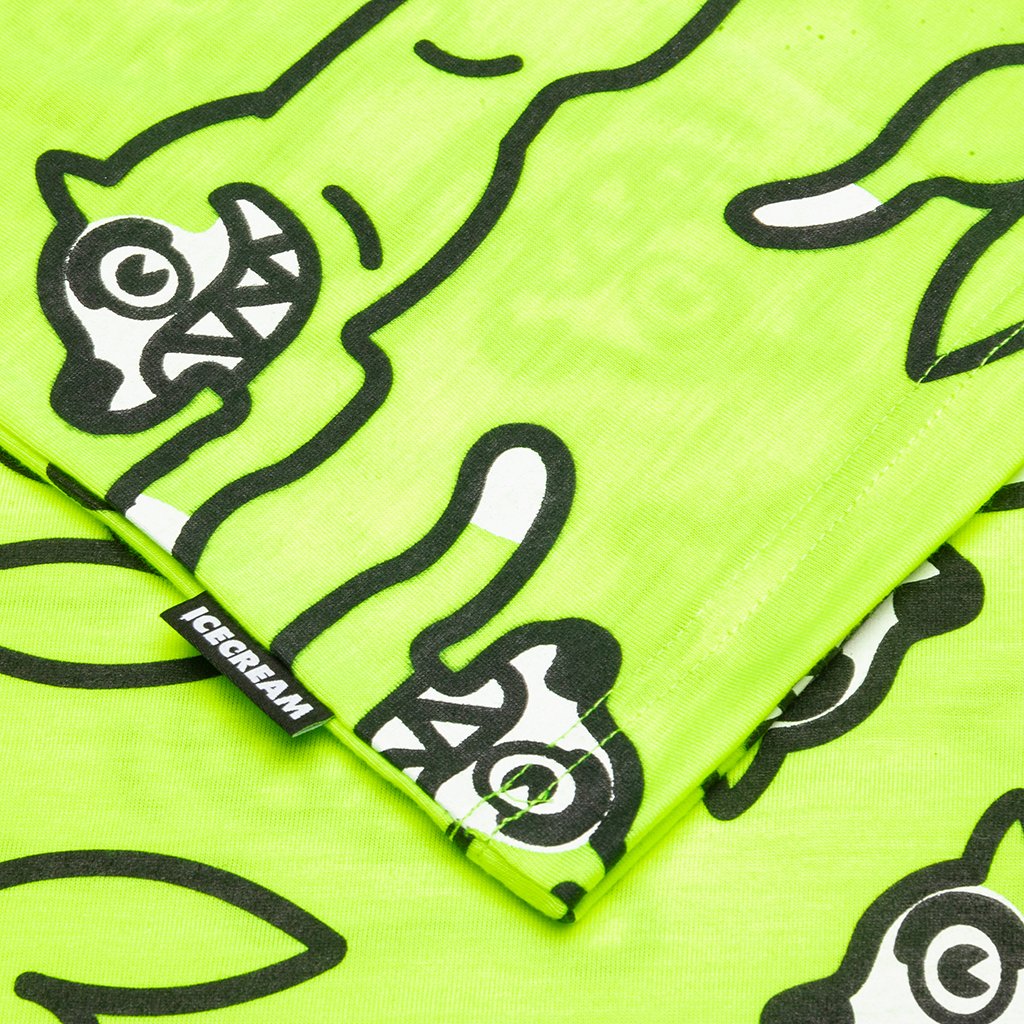 Dogs S/S Tee - Neon Yellow