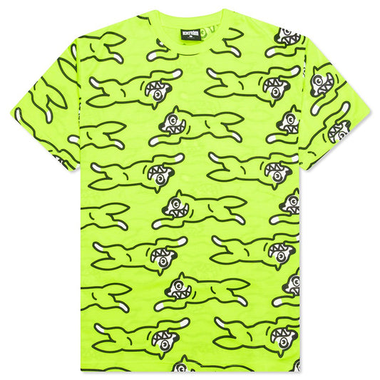 Dogs S/S Tee - Neon Yellow