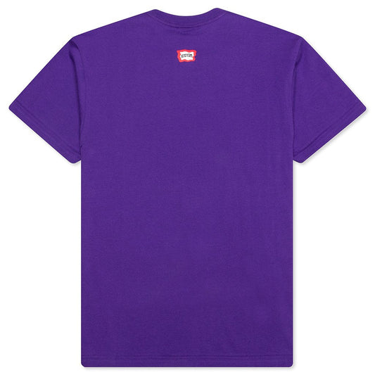 Flag S/S Tee - Heliotrope