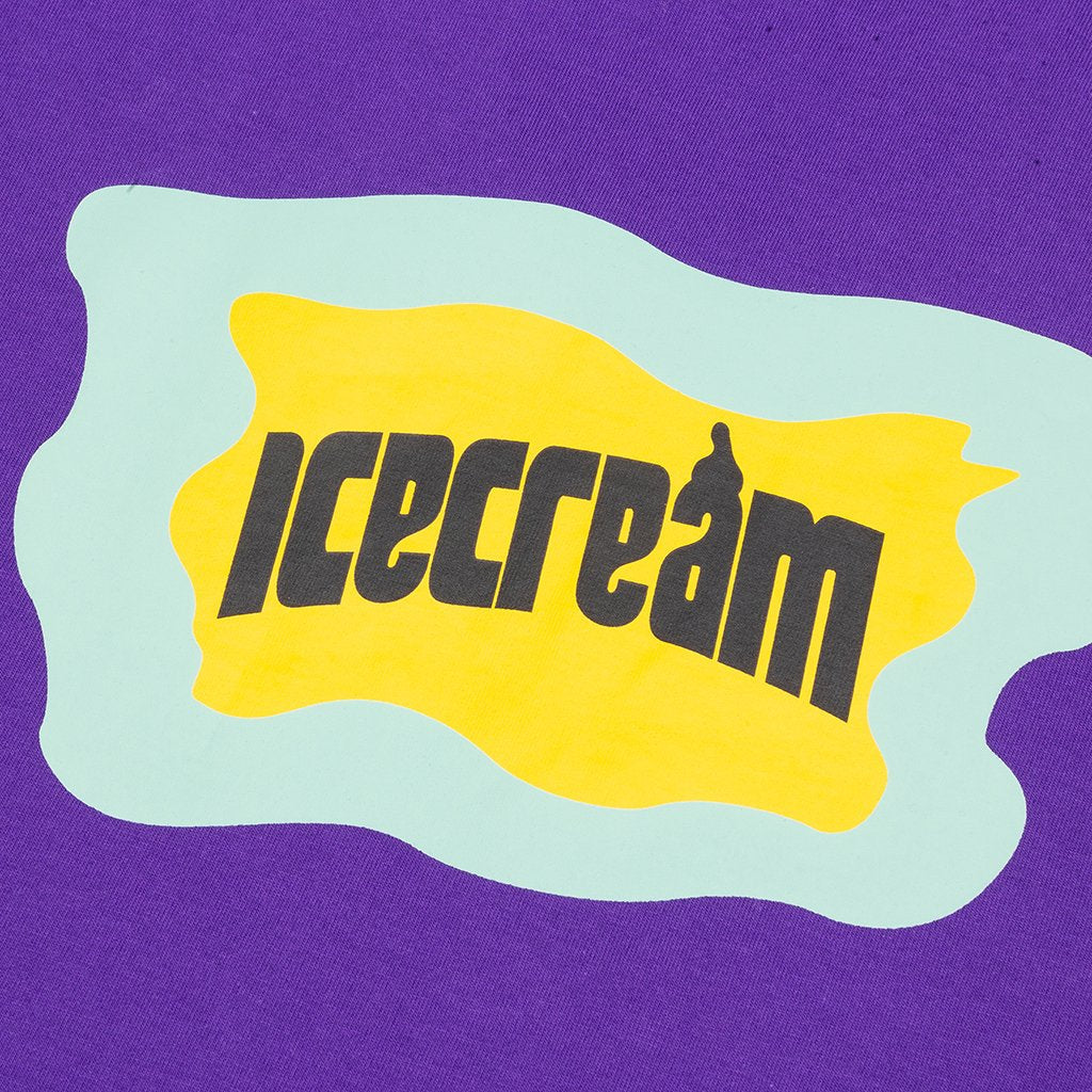 Flag S/S Tee - Heliotrope