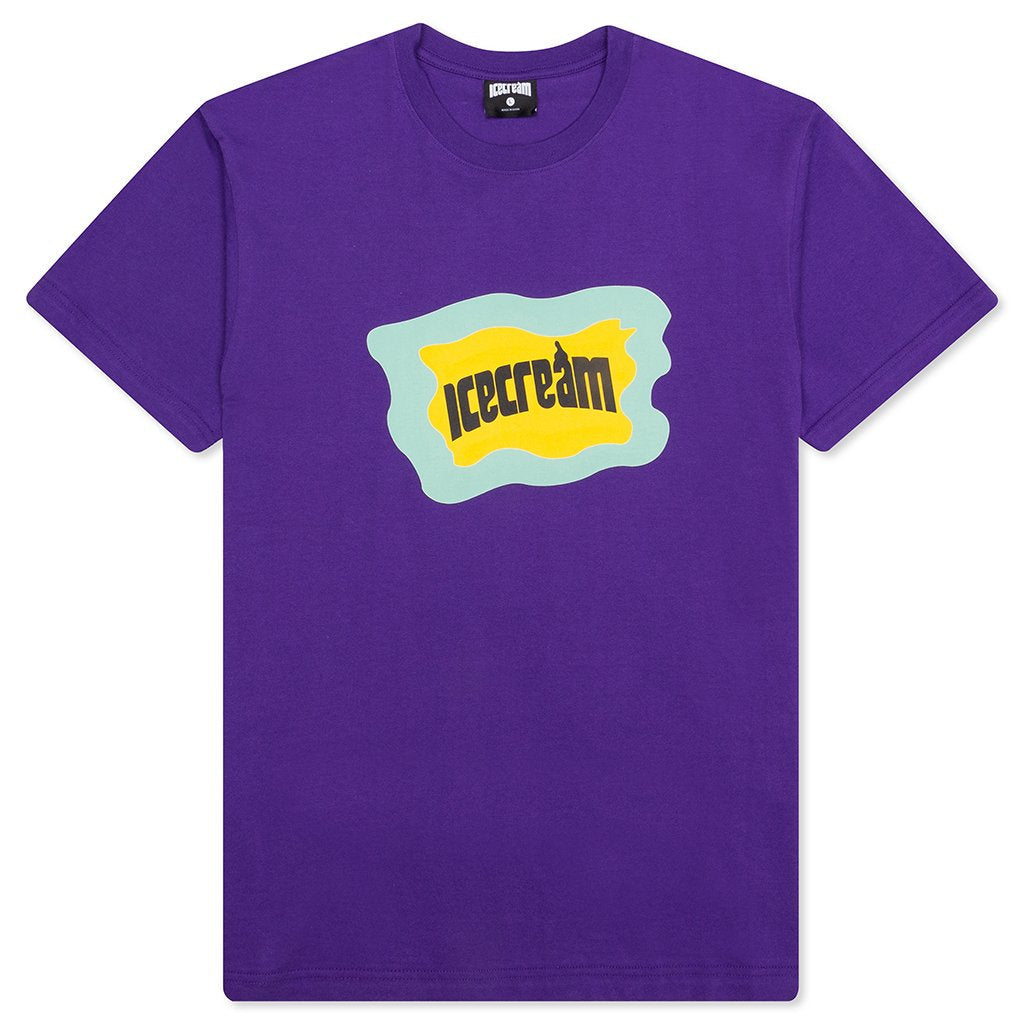 Flag S/S Tee - Heliotrope