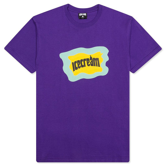 Flag S/S Tee - Heliotrope