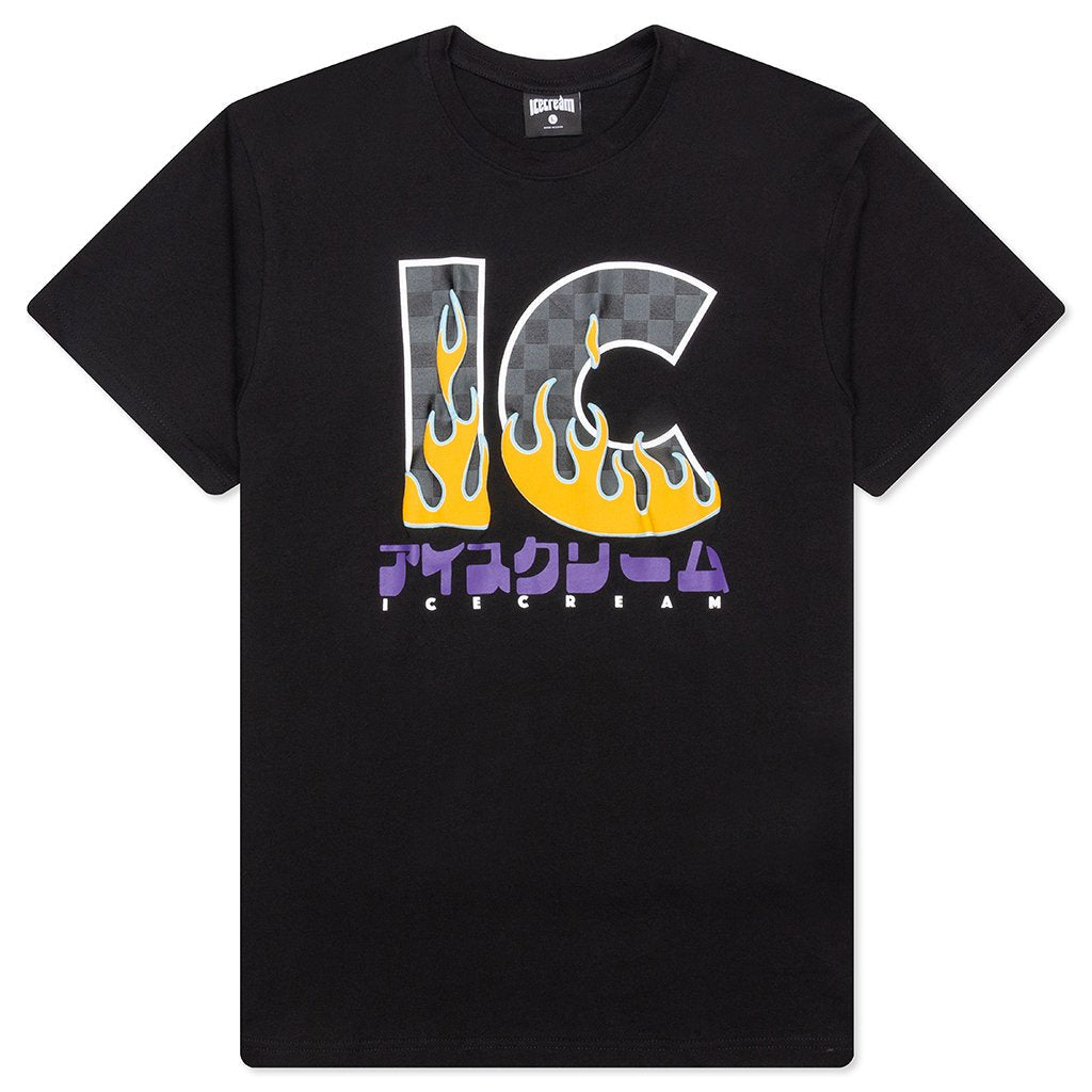 Flame S/S Tee - Black