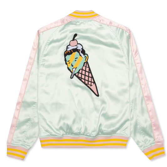 Flames Jacket - Grayed Jade