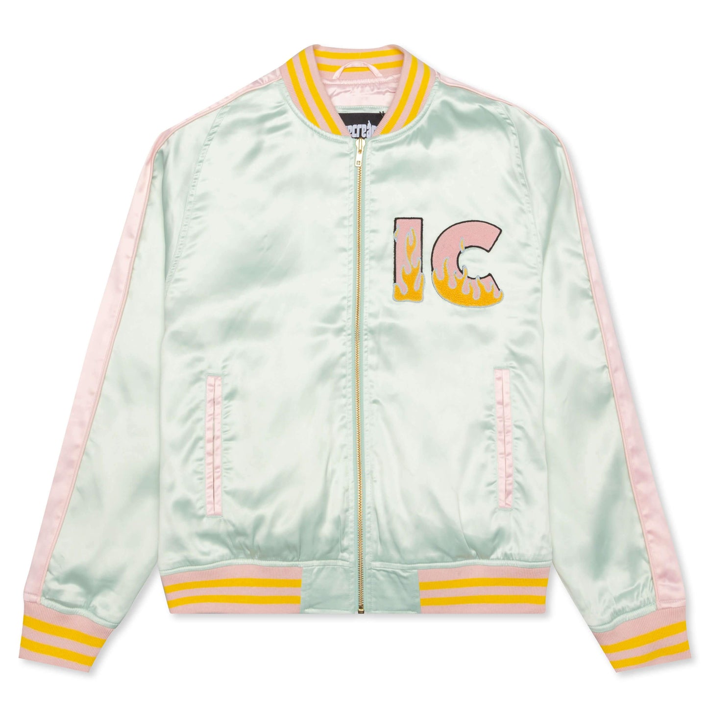 Flames Jacket - Grayed Jade