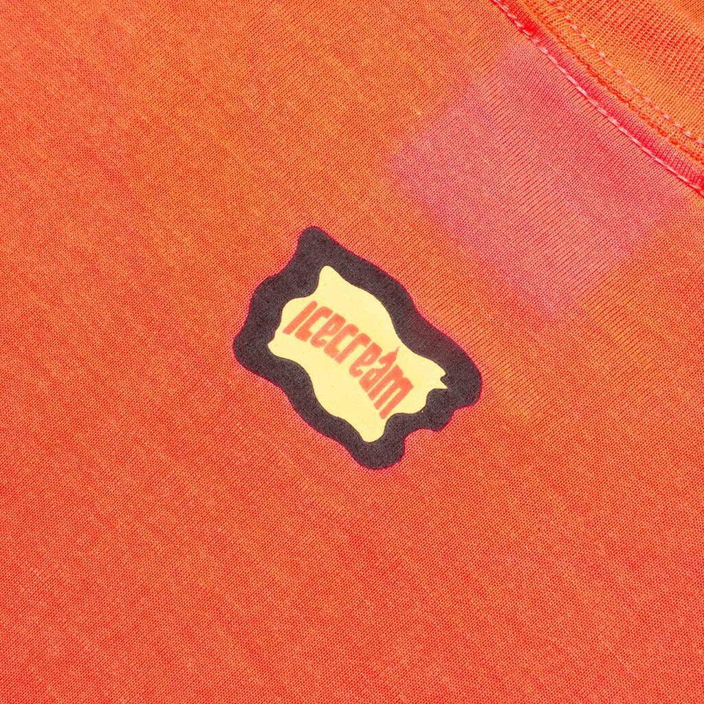 Frozen Credit S/S Tee - Neon Coral