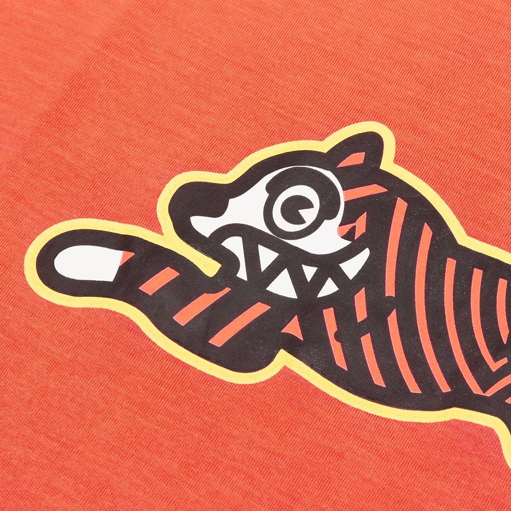 Hi Doggie S/S Tee - Neon Coral