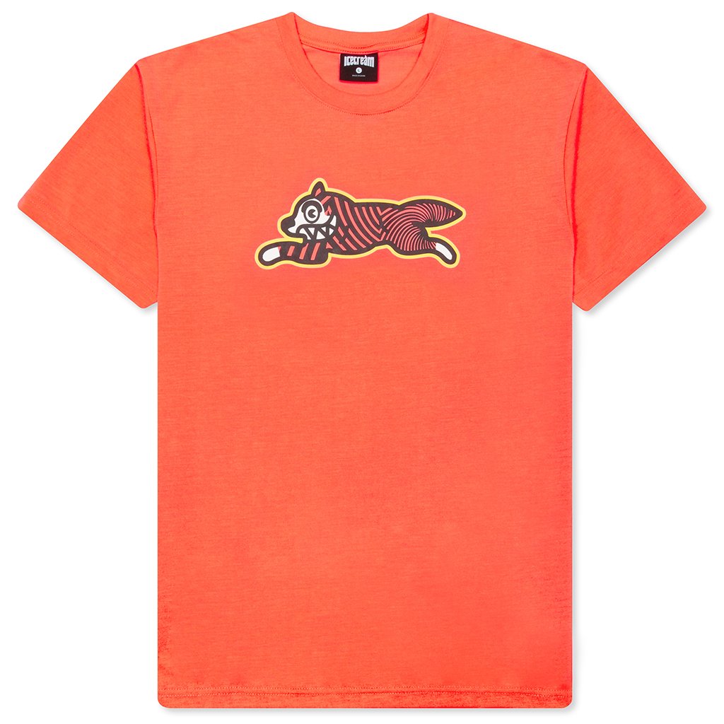 Hi Doggie S/S Tee - Neon Coral