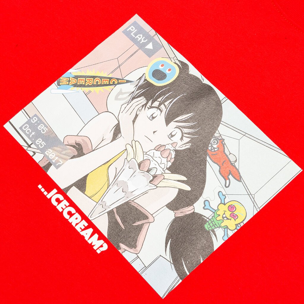 Ice Cream Again! S/S Tee - Tomato