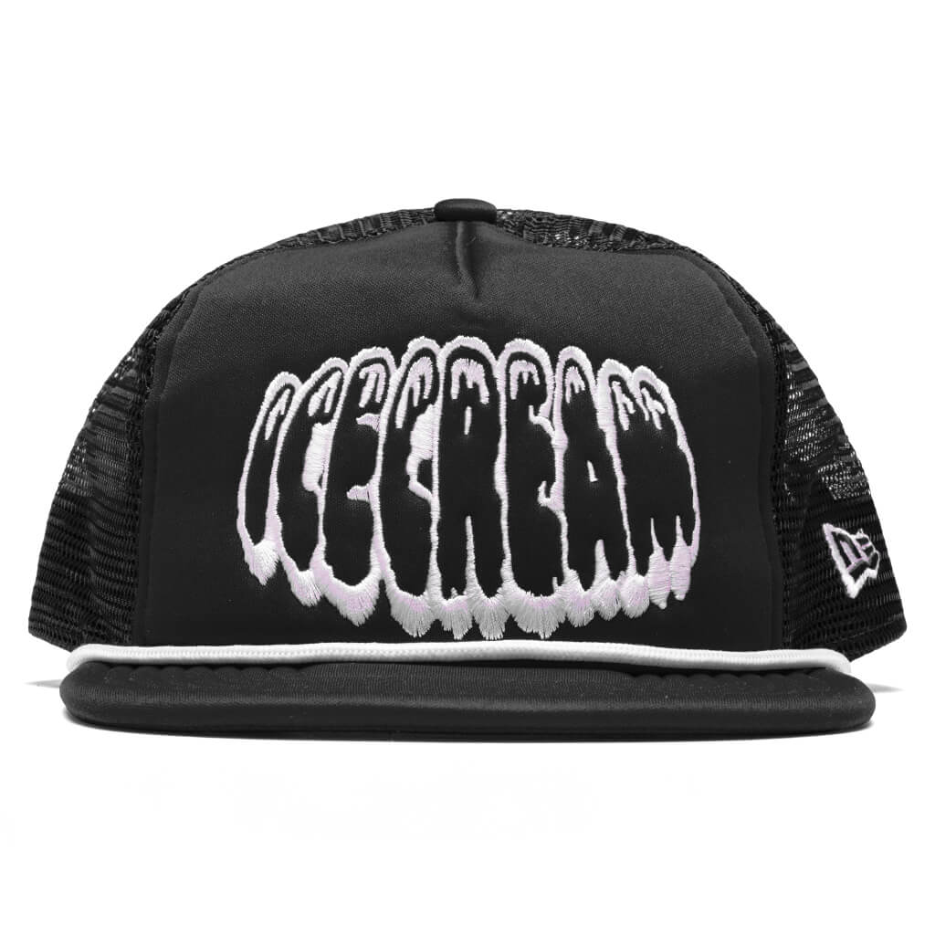 Rear View Hat - Black