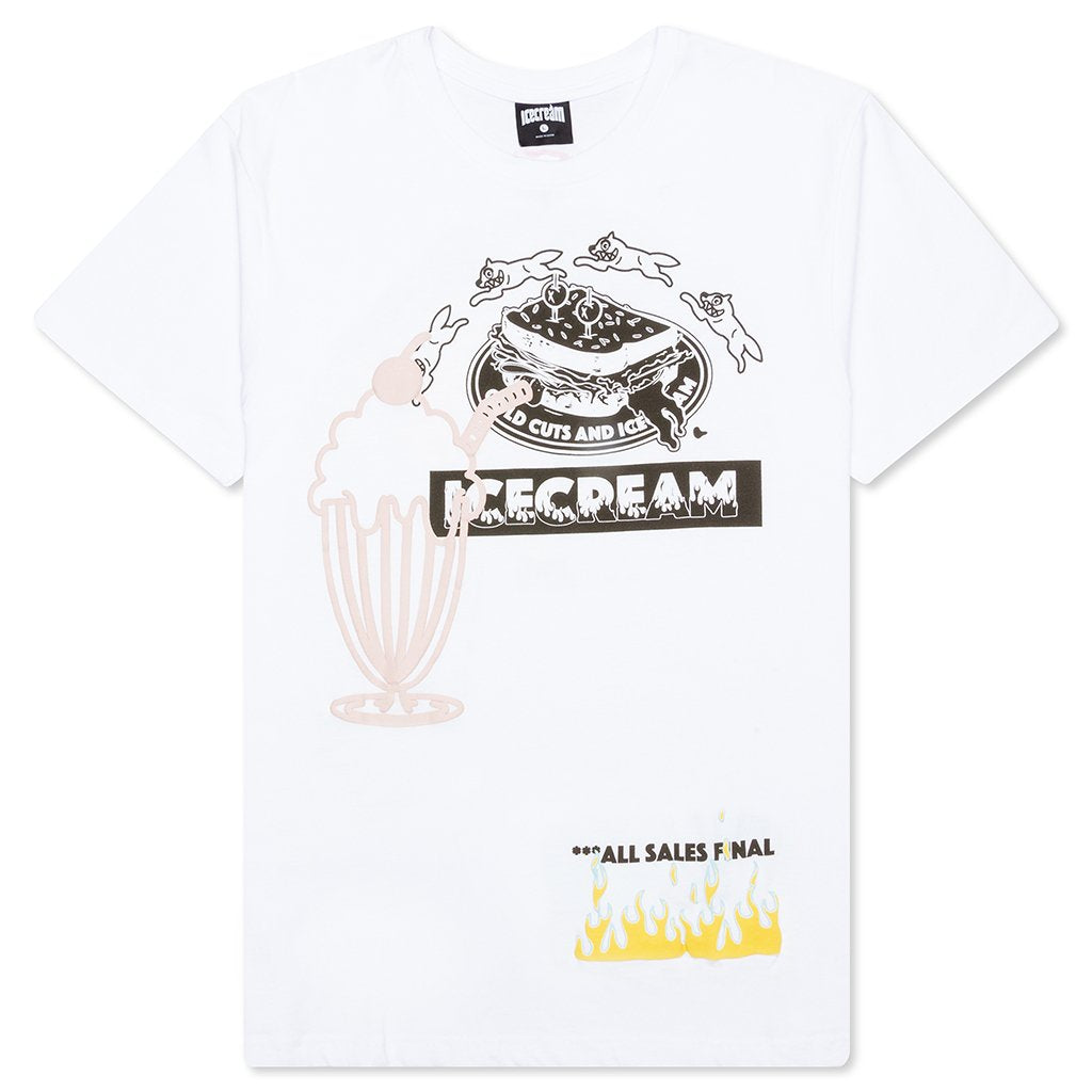Sandwich S/S Knit - White