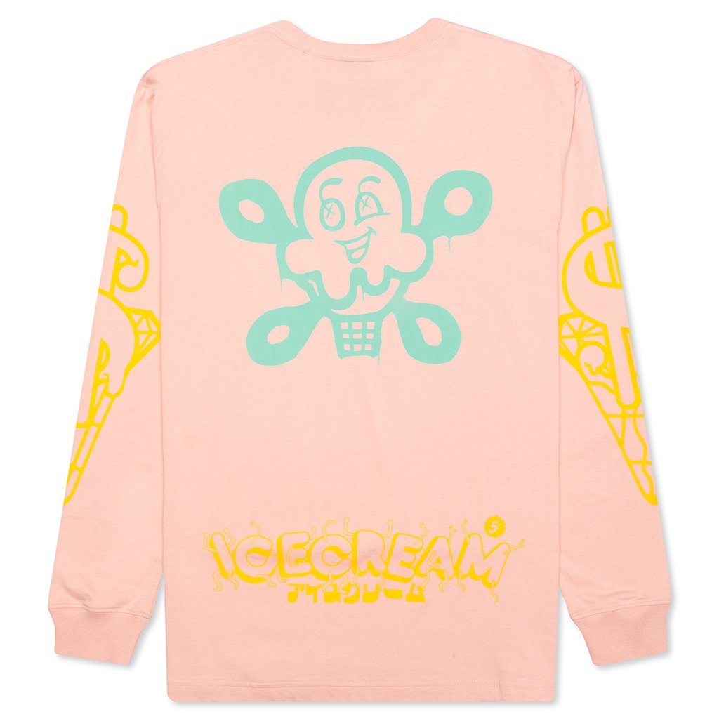Scoops L/S Knit - Rose Smoke