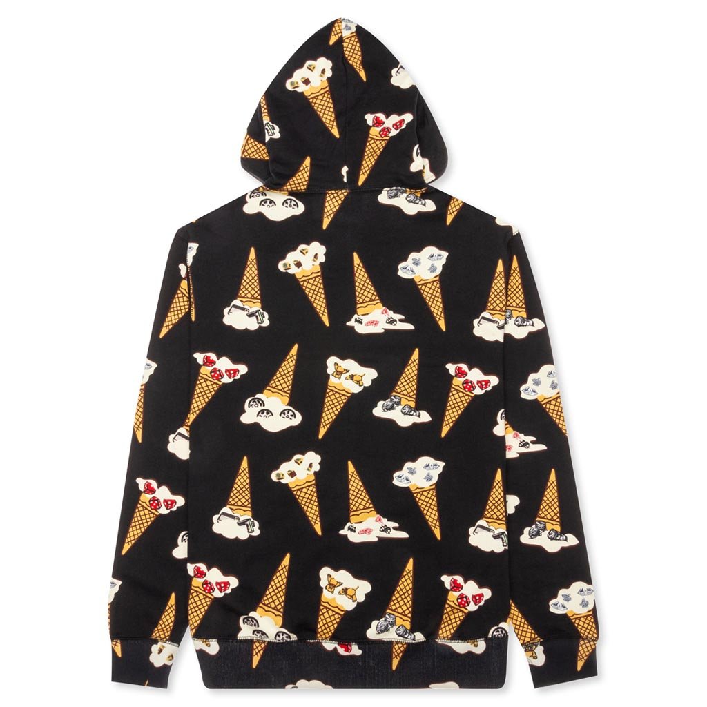 Shane Zip Hoodie - Black