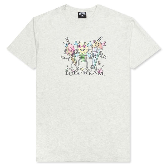 Social S/S Tee - Light Heather Grey