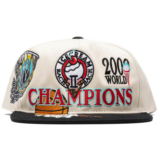 World Champs Snapback Hat - Natural
