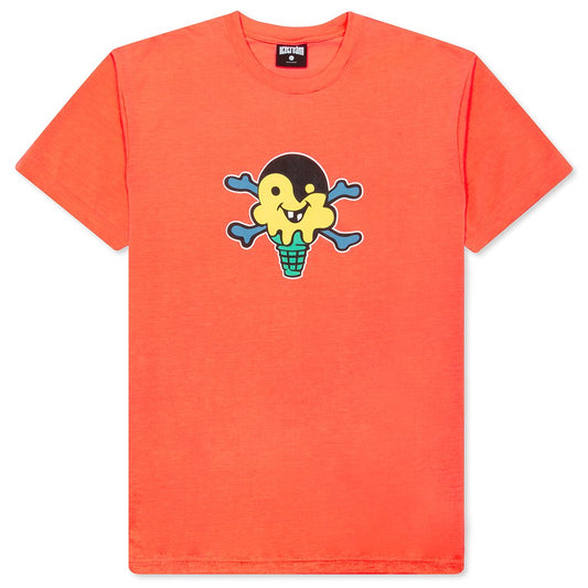 Yang S/S Tee - Neon Coral
