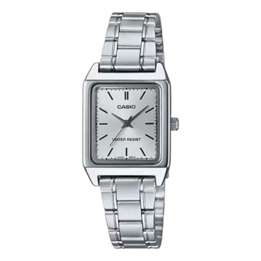 CASIO Standard Stainless Steel Band Water Resistant 'Silver' LTP-V007D-7E