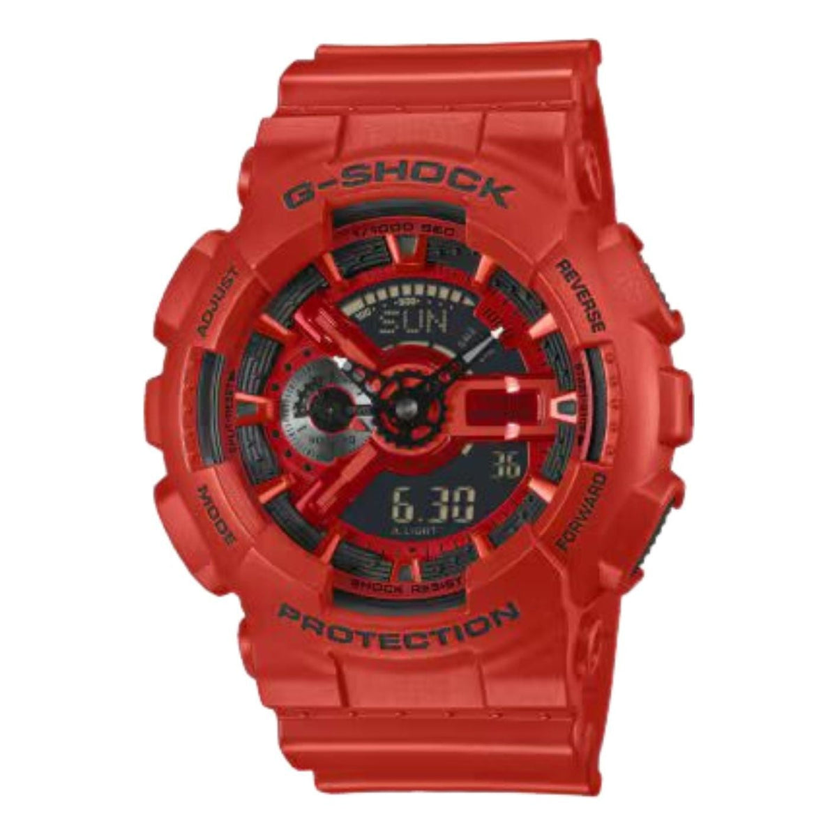 CASIO G-Shock 110 Series Analog-Digital 'Red' GA-110RRB-4A