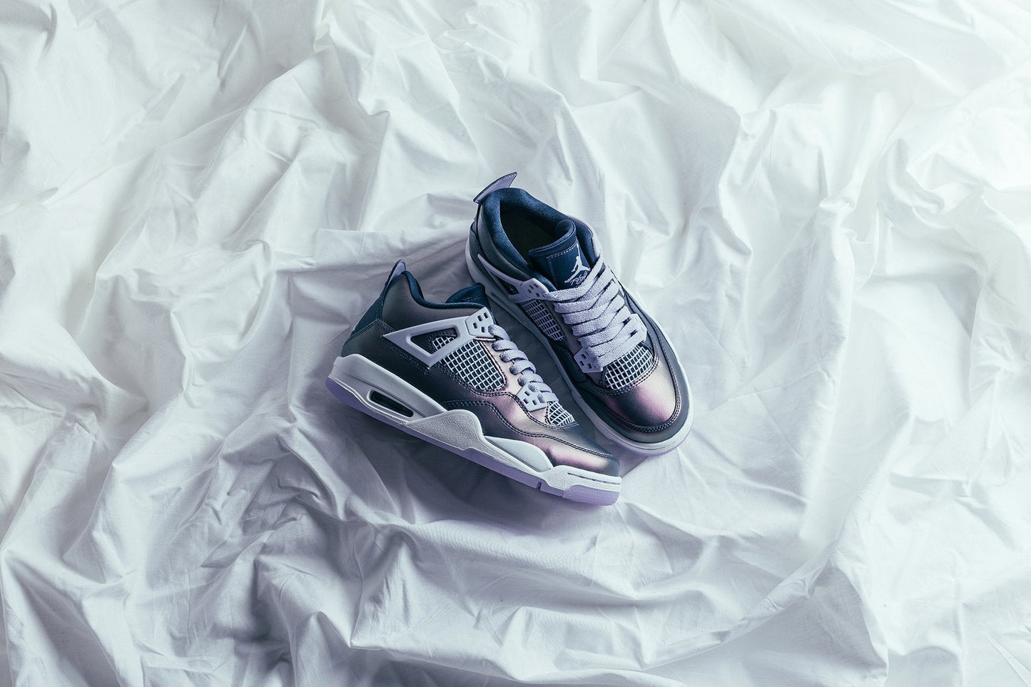 4 Retro SE (GS) - Monsoon Blue/Armory Blue/Melon Tint