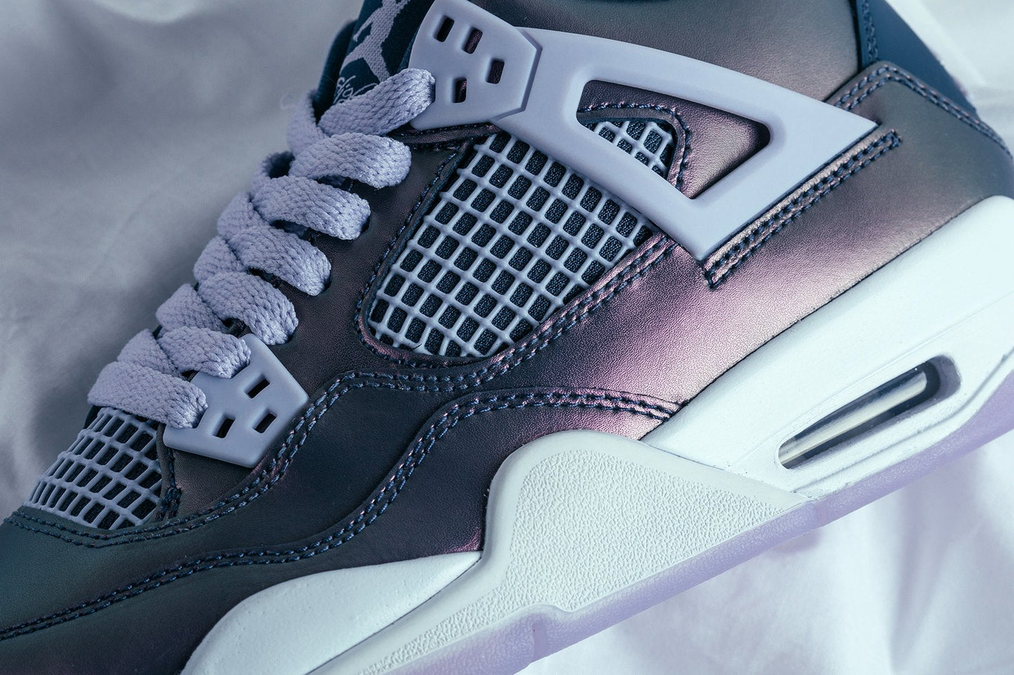 4 Retro SE (GS) - Monsoon Blue/Armory Blue/Melon Tint