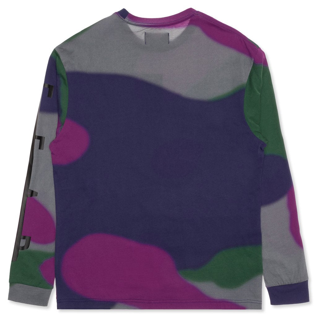 Fearless L/S T-Shirt - Pine Green/Purple