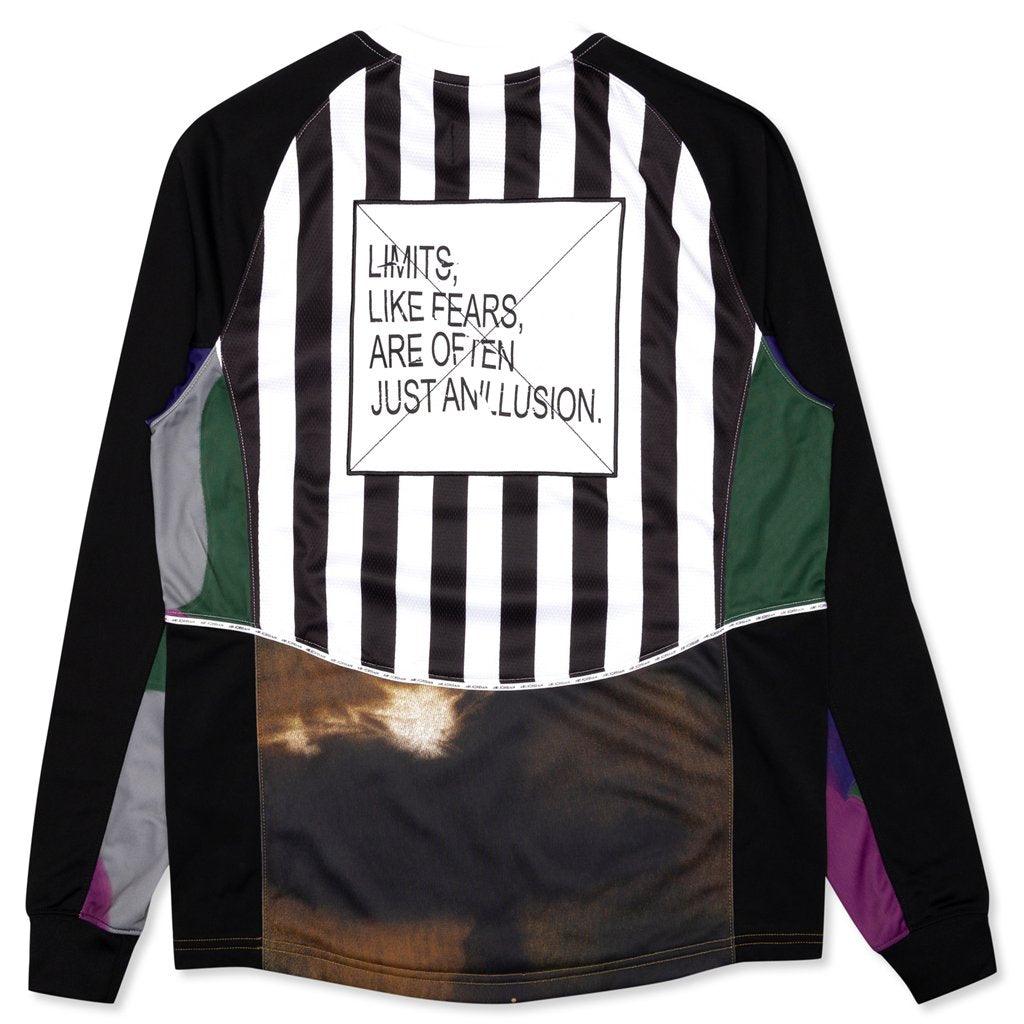 Fearless L/S Top - Black/Gym Red