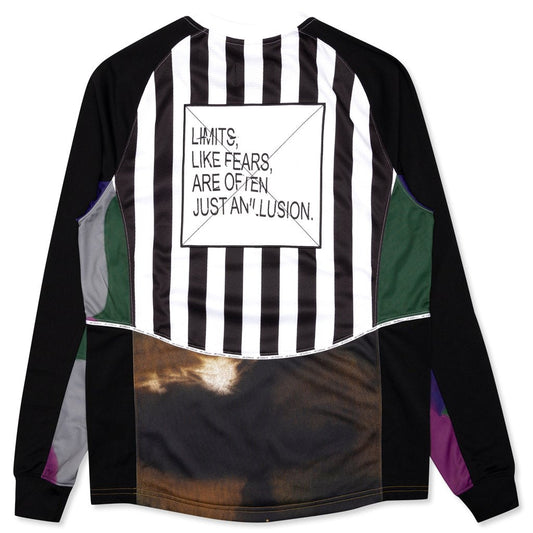 Fearless L/S Top - Black/Gym Red