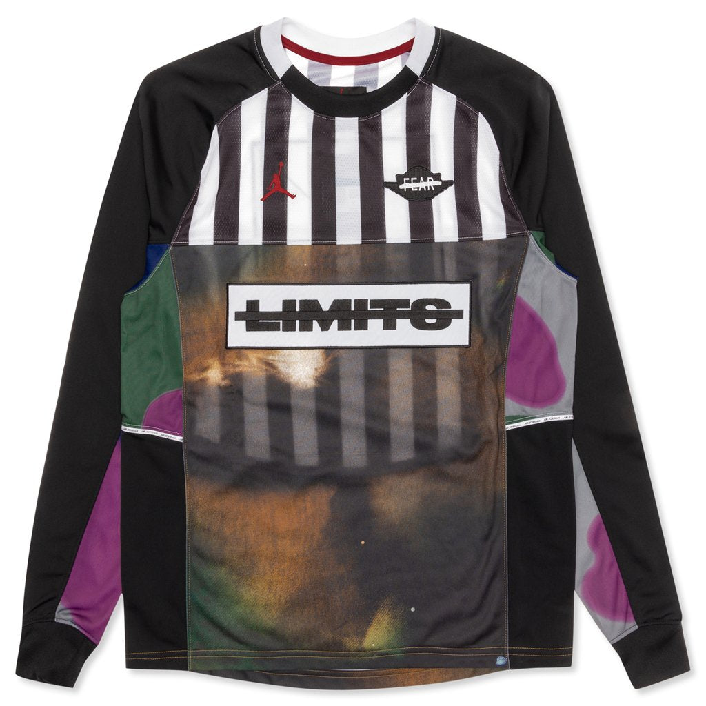 Fearless L/S Top - Black/Gym Red