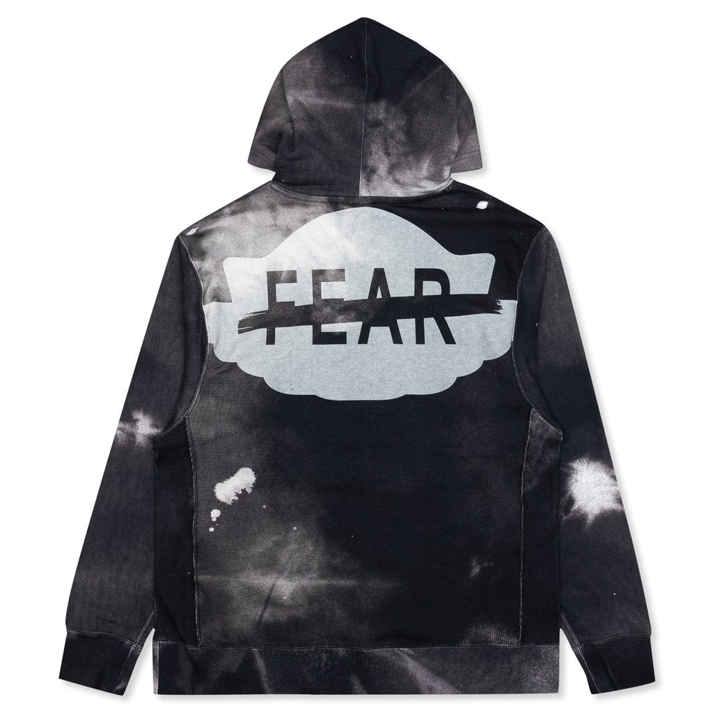 Fearless Pullover Hoodie - Black/Gym Red