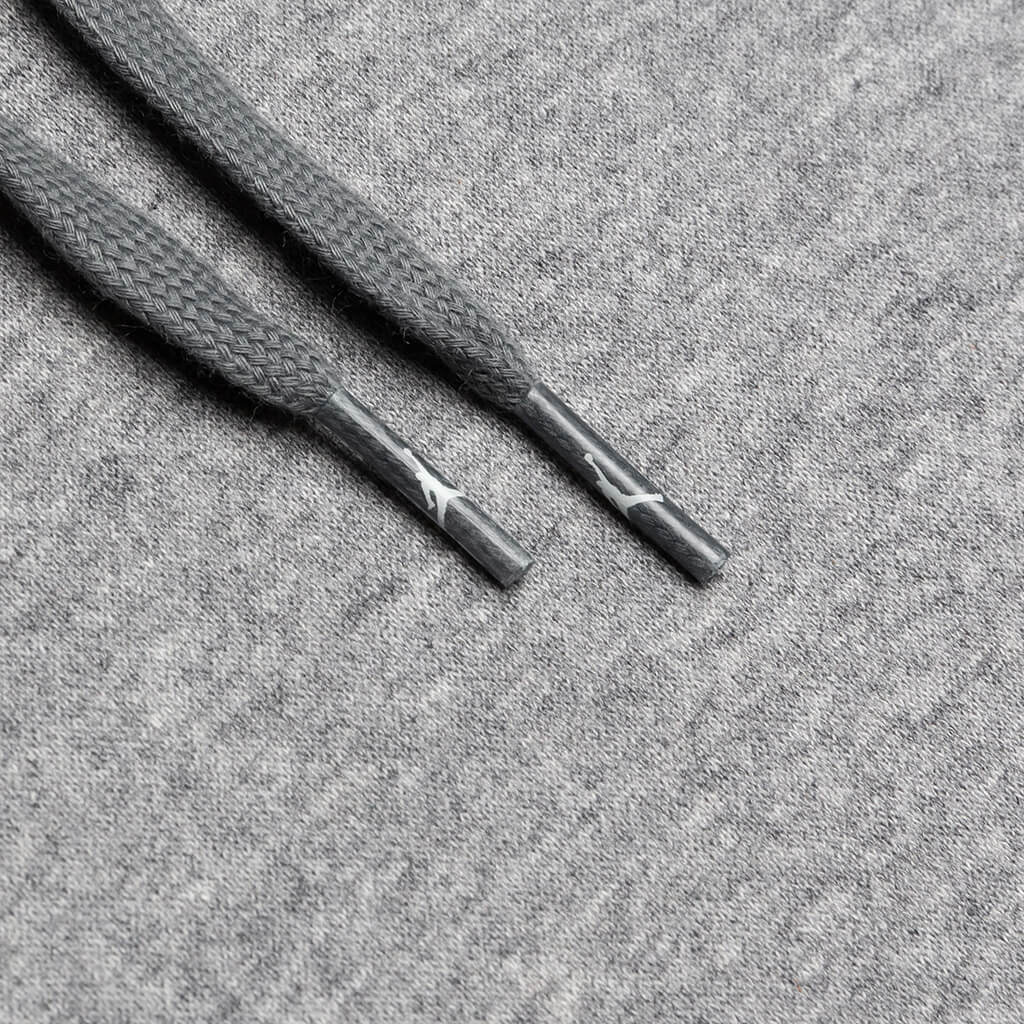 Fleece Pullover Hoodie - Carbon Heather/Black